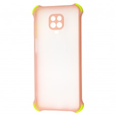 Чохол для Xiaomi Redmi Note 9s / 9 Pro LikGus Totu corner protection рожевий