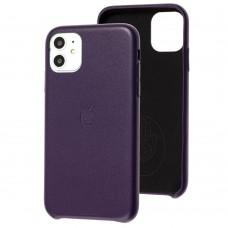 Чехол для iPhone 11 Leather Ahimsa фиолетовый