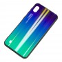Чехол для Samsung Galaxy A10 (A105) Gradient glass фиолетово-зеленый