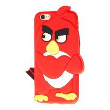 3D чехол Angry Birds для iPhone 6 красный