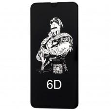 Защитное стекло 6D для Samsung Galaxy A40 (A405) King Fire черное (OEM)