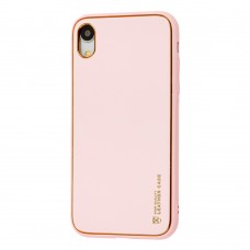 Чехол для iPhone Xr Leather Xshield розовый