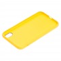 Чехол для iPhone Xr Leather Xshield желтый