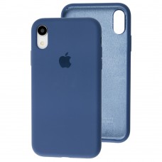 Чехол для iPhone Xr Slim Full navy blue