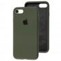 Чехол для iPhone 7 / 8 / SE20 Silicone Slim Full dark olive