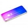 Чехол для Xiaomi Redmi 7 Aurora с лого фиолетовый