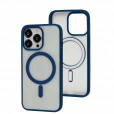 Чехол для iPhone 13 Pro Color MagSafe синий