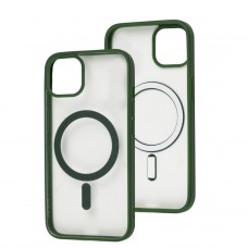 Чохол для iPhone 13 Color MagSafe зелений