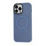 Чехол для iPhone 14 Pro Max Color MagSafe синий