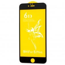 Защитное стекло 6D Premium для iPhone 6 Plus черное 