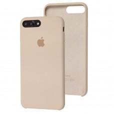 Чехол Silicone для iPhone 7 Plus / 8 Plus Premium case pink sand