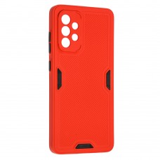 Чехол для Samsung Galaxy A52 (A526) Ribbed camera красный