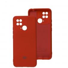 Чехол для Xiaomi Redmi 10C Silicone Separate camera красный
