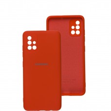 Чехол для Samsung Galaxy A51 (A515) / M40s Silicone Separate camera красный