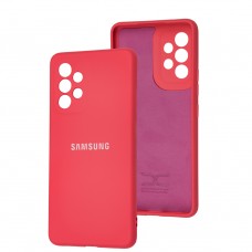 Чехол для Samsung Galaxy A53 (A536) Full camera розовый / barbie pink