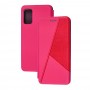 Чехол книжка Twist для Xiaomi Redmi Note 10 5G ярко-розовый