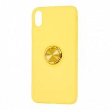 Чехол для iPhone X / Xs Summer ColorRing желтый