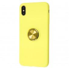 Чохол для iPhone Xs Max Summer ColorRing жовтий