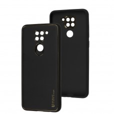 Чохол для Xiaomi Redmi Note 9 Leather Xshield black