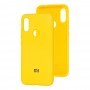 Чохол для Xiaomi Redmi 7 Silicone Full жовтий