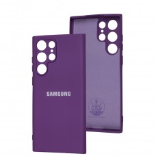 Чохол для Samsung Galaxy S22 Ultra (S908) Silicone Full camera purple
