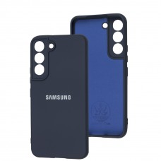 Чохол для Samsung Galaxy S22 (S901) Silicone Full camera midnight blue