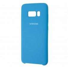 Чехол для Samsung Galaxy S8 (G950) Silky Soft Touch светло синий