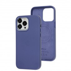 Чохол для iPhone 14 Pro Max Leather with MagSafe wisteria