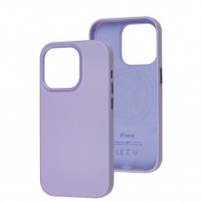 Чохол для iPhone 14 Pro Leather with MagSafe elegant purple