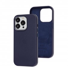 Чохол для iPhone 14 Pro Leather with MagSafe violet