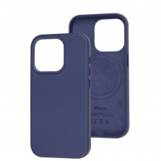 Чохол для iPhone 14 Pro Leather with MagSafe wisteria