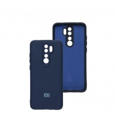 Чехол для Xiaomi Redmi Note 8 Pro Silicone Full camera синий / midnight blue