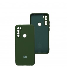 Чехол для Xiaomi Redmi Note 8T Silicone Full camera зеленый / dark green