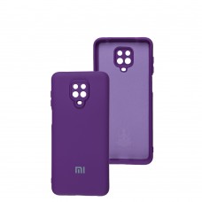 Чохол для Xiaomi  Redmi Note 9s / 9 Pro Silicone Full camera purple