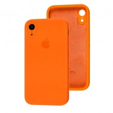 Чохол для iPhone Xr Square Full camera оранжевий / bright orange