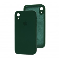 Чехол для iPhone Xr Square Full camera зеленый / dark green