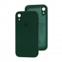 Чохол для iPhone Xr Square Full camera зелений / dark green