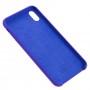 Чохол silicone для iPhone Xs Max case shine blue