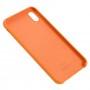 Чохол silicone для iPhone Xs Max case papaya