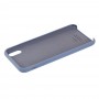 Чехол silicone case для iPhone Xs Max lavander gray 