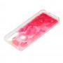 Чехол для Xiaomi Redmi Note 8T Блестки вода new пончик розовый