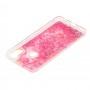 Чехол для Samsung Galaxy A11 / M11 Блестки вода new пончик розовый