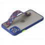 Чохол для iPhone 11 Pro Max WristBand LV синій/червоний