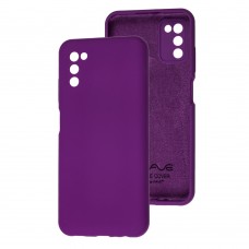 Чехол для Samsung Galaxy A03s (A037) Wave Full фиолетовый / purple