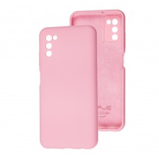 Чехол для Samsung Galaxy A03s (A037) Wave Full розовый / light pink 