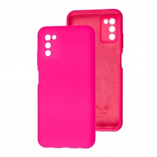 Чехол для Samsung Galaxy A03s (A037) Wave Full розовый / pink 
