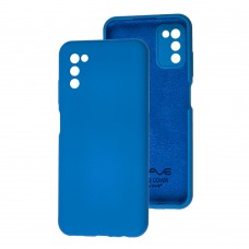 Чехол для Samsung Galaxy A03s (A037) Wave Full синий / blue
