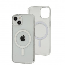 Чехол для iPhone 14 Clear color MagSafe clear