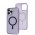 Чехол для iPhone 13 Pro Max Clear color MagSafe purple