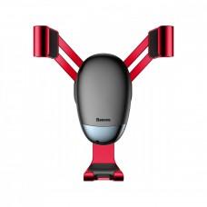 Автотримач holder для смартфона Baseus Mini Gravity червоний